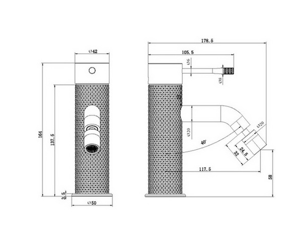 смеситель для биде ALLEN BRAU PRIORITY 4.0